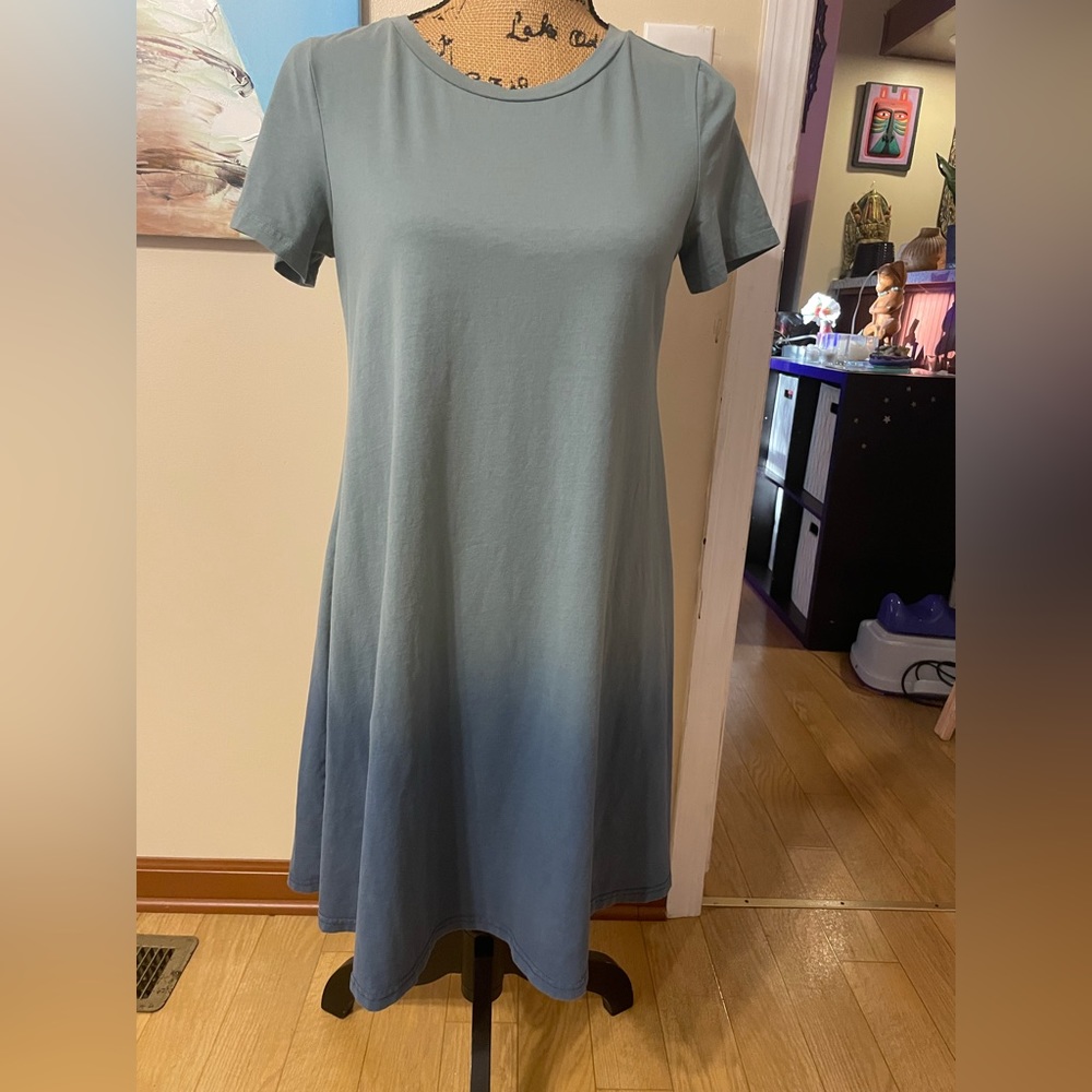 2 Tone Sz M Tshirt Dress